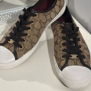 COACH Sneakers Women's Brown 9 Sneakers